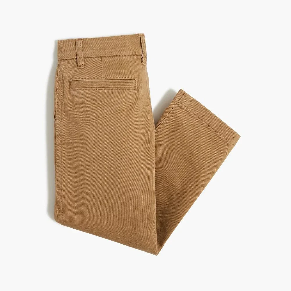 J. Crew Camel Girls' chino pant/NWT/12